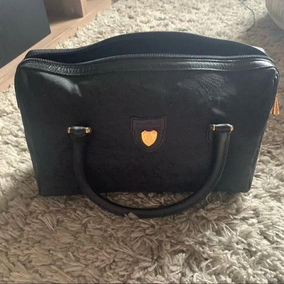 NWOT Authentic Mark Cross Leather Bag and Matching Wallet - Picture 2 of 8